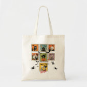 Vintage Halloween-Briefmarke Tragetasche (Vorne)