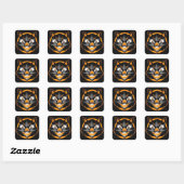 Vintage Halloween Cat Stickers (Blatt)