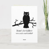 Vintage Halloween-Collage - Karte (Rückseite)