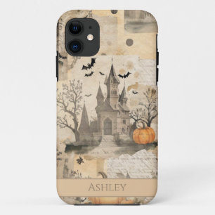Vintage Halloween-Collage Personalisiert Case-Mate iPhone Hülle