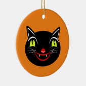 Vintage Halloween Dekoration Black Cat I (Rechts)