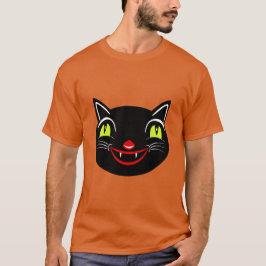 Vintage Halloween Dekoration Black Cat I T-Shirt