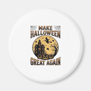 Vintage-Halloween-Design für ein großartiges Spukh Magnet