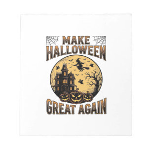 Vintage-Halloween-Design für ein großartiges Spukh Notizblock