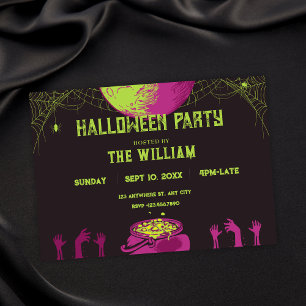Vintage Halloween  Einladung