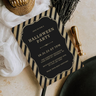 Vintage Halloween-Einladung für das Adult Hallowee Einladung