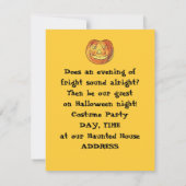 Vintage Halloween-Einladungen Einladung (Rückseite)