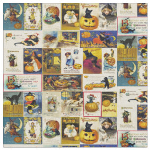 Vintage-Halloween-Ephemera Stoff