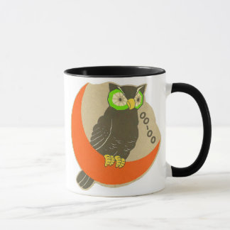 Vintage-Halloween-Eule-Tasse Tasse