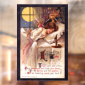 Vintage Halloween-Feen und Schlafmädchen Fensteraufkleber (Blatt 2)