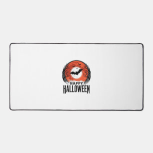 Vintage-Halloween-Fledermaus-Mond-Gravur-Design_1 Schreibtischunterlage