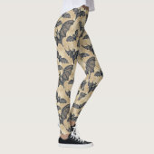 Vintage Halloween-Fledermäuse Leggings (Rechts)
