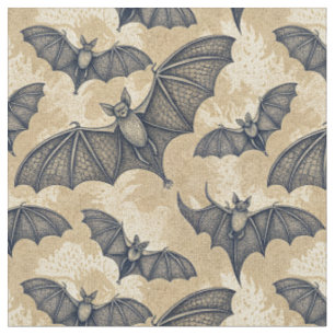 Vintage Halloween-Fledermäuse Stoff