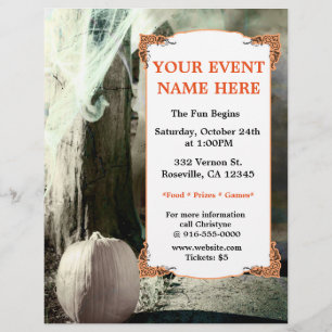 Vintage-Halloween-Foto elegantes Party-Event-Flugb Flyer