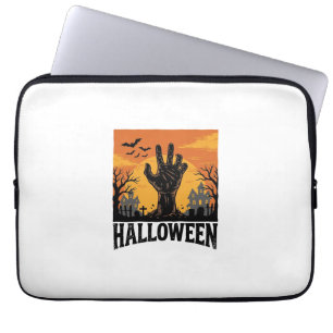 Vintage-Halloween-Friedhofs-Zombie-Hand-Shirt-Desi Laptopschutzhülle