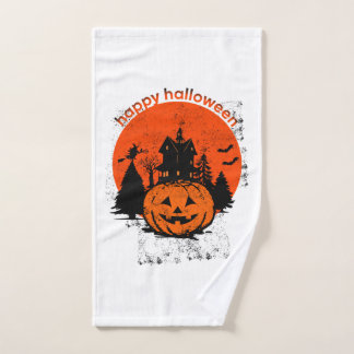 Vintage Halloween Frohes Halloween 2 Handtuch