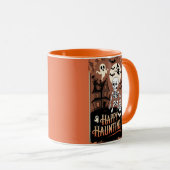 Vintage Halloween Fröhliche Angst Tasse (VorderseiteRechts)