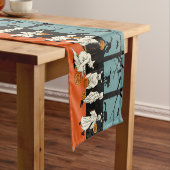 Vintage Halloween-Geist-Parade Kurzer Tischläufer (Beispiel)