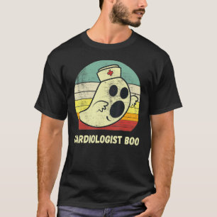 Vintage-Halloween-Geister-Kardiologe Boo Doktor Ic T-Shirt