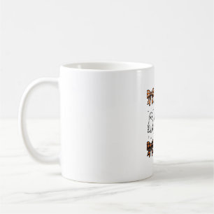 Vintage-Halloween-Geister und -Schleifen-Shirt-Des Kaffeetasse