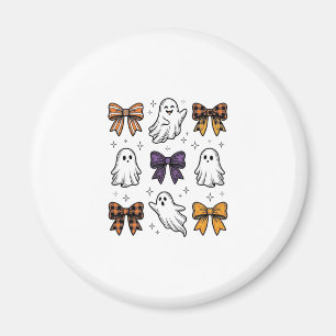 Vintage-Halloween-Geister und -Schleifen-Shirt-Des Magnet