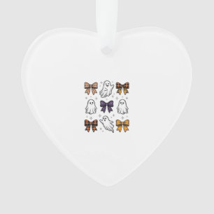 Vintage-Halloween-Geister und -Schleifen-Shirt-Des Ornament