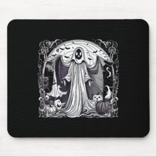 Vintage Halloween Ghost Spooky Beängstigend Gravey Mousepad