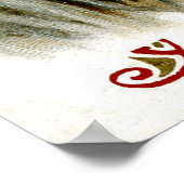 Vintage Halloween-Girl Poster (Ecke)