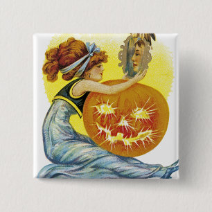 Vintage-Halloween-Glamour Button