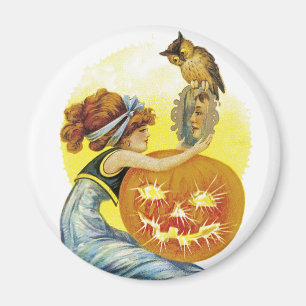 Vintage-Halloween-Glamour Magnet