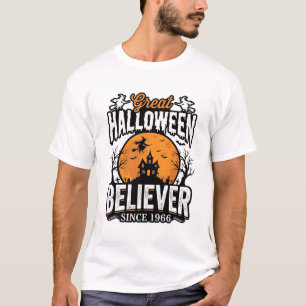 Vintage-Halloween-Gläubiger seit 1966 Grafik_1 T-Shirt