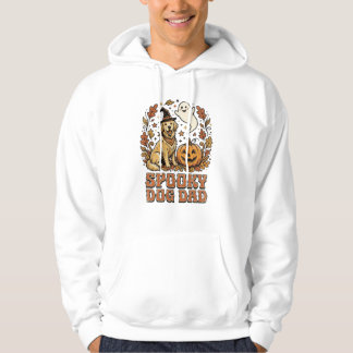 Vintage-Halloween-Grafik für Hunde-Väter Hoodie