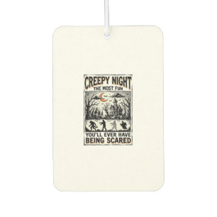 Vintage-Halloween-Gruseliges-Fun-Horror-Shirt-Desi Autolufterfrischer