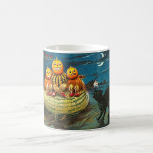 Vintage Halloween-Gruß-Karten-Klassiker-Plakate Kaffeetasse