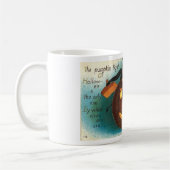 Vintage Halloween-Gruß-Karten-Klassiker-Plakate Kaffeetasse (Links)