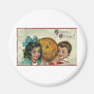 Vintage Halloween-Gruß-Karten-Klassiker-Plakate Magnet
