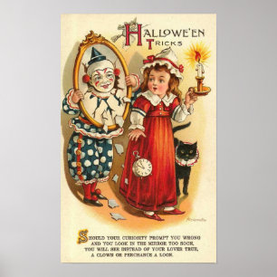 Vintage Halloween-Gruß-Karten-Klassiker-Plakate Poster
