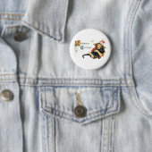 Vintage Halloween-Grüße Button (Beispiel)