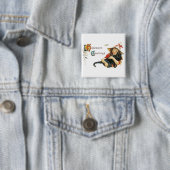 Vintage Halloween-Grüße Button (Beispiel)