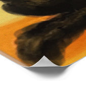 Vintage Halloween-Grüße Poster (Ecke)