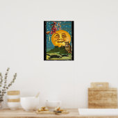 Vintage Halloween-Grüße Poster (Küche)