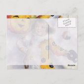 Vintage Halloween-Grüße Postkarte (Rückseite)