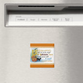 Vintage Halloween-Grußkarte Magnet (In Situ (Geschirrspüler))