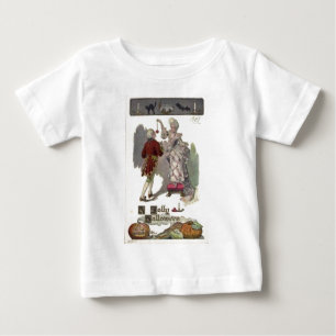 Vintage Halloween-Grußkarten-Klassiker Baby T-shirt