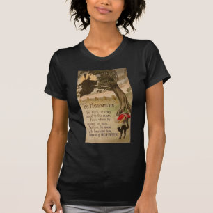 Vintage Halloween-Grußkarten-Klassiker T-Shirt