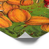 Vintage Halloween Grußkarten Klassische Poster (Ecke)