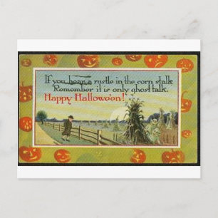 Vintage Halloween Grußkarten Klassische Poster Postkarte