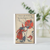 Vintage Halloween Grußkarten Klassische Poster Postkarte (Stehend Vorderseite)