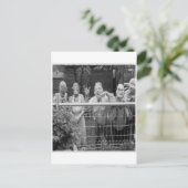 Vintage Halloween Grußkarten Klassische Poster Postkarte (Stehend Vorderseite)