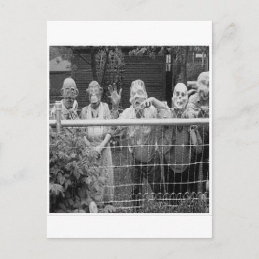 Vintage Halloween Grußkarten Klassische Poster Postkarte (Vorderseite)